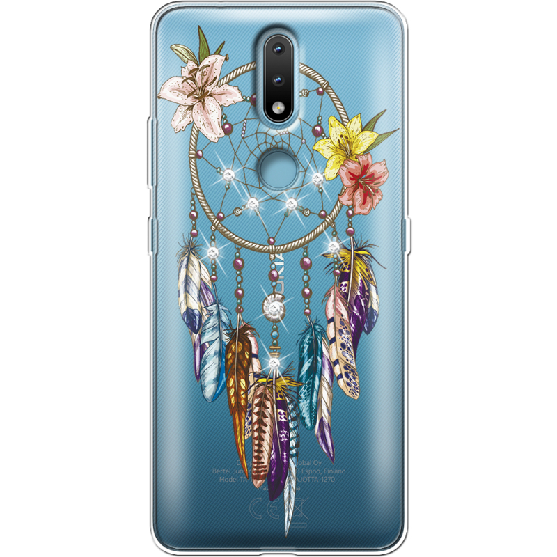 Чехол со стразами Nokia 2.4 Dreamcatcher