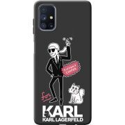 Черный чехол BoxFace Samsung M515 Galaxy M51 For Karl