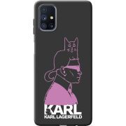 Черный чехол BoxFace Samsung M515 Galaxy M51 Pink Karl