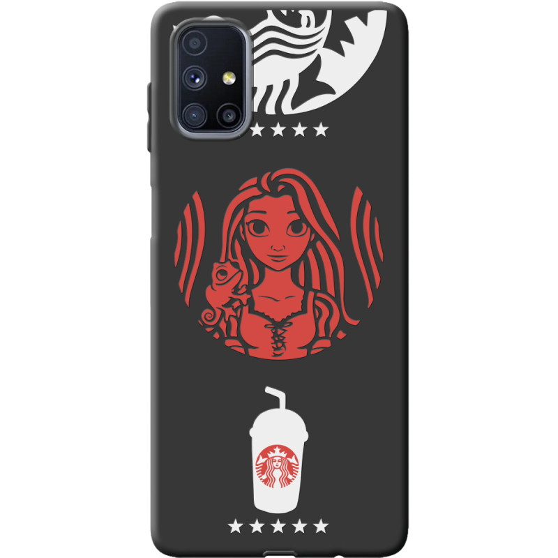 Черный чехол BoxFace Samsung M515 Galaxy M51 RedWhite Coffee