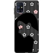 Черный чехол BoxFace Samsung M515 Galaxy M51 Flower Hair