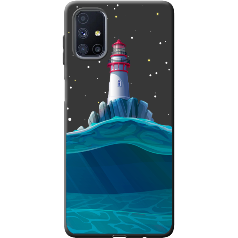 Черный чехол BoxFace Samsung M515 Galaxy M51 Lighthouse