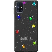 Черный чехол BoxFace Samsung M515 Galaxy M51 Among Us Invisible