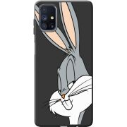 Черный чехол BoxFace Samsung M515 Galaxy M51 Lucky Rabbit