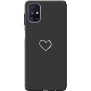 Черный чехол BoxFace Samsung M515 Galaxy M51 My Heart