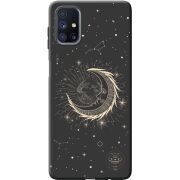 Черный чехол BoxFace Samsung M515 Galaxy M51 Moon