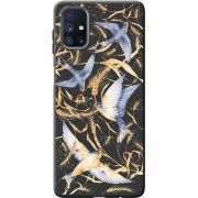 Черный чехол BoxFace Samsung M515 Galaxy M51 Ластівки