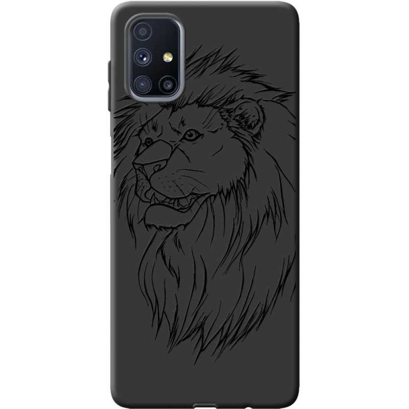 Черный чехол BoxFace Samsung M515 Galaxy M51 Lion