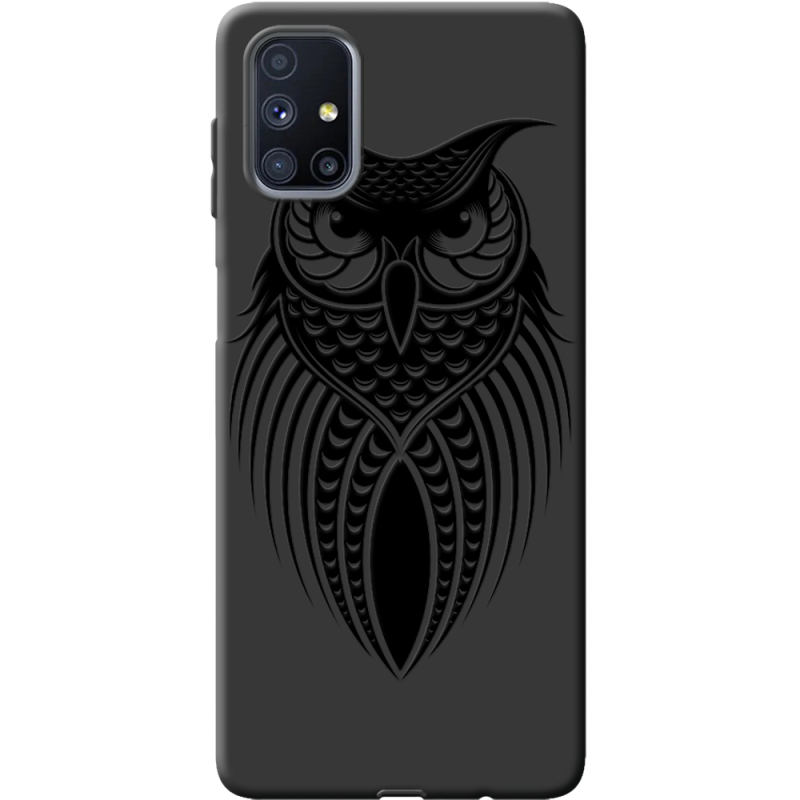 Черный чехол BoxFace Samsung M515 Galaxy M51 Owl