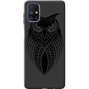 Черный чехол BoxFace Samsung M515 Galaxy M51 Owl