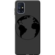 Черный чехол BoxFace Samsung M515 Galaxy M51 Earth