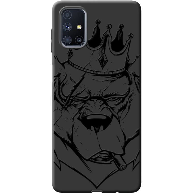 Черный чехол BoxFace Samsung M515 Galaxy M51 Bear King