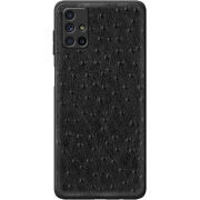 Кожаный чехол Boxface Samsung M515 Galaxy M51 Strauss Black