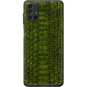 Кожаный чехол Boxface Samsung M515 Galaxy M51 Reptile Forest Green
