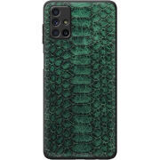 Кожаный чехол Boxface Samsung M515 Galaxy M51 Reptile Emerald