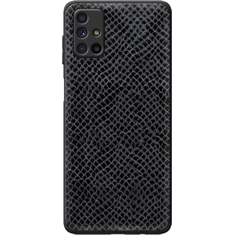 Кожаный чехол Boxface Samsung M515 Galaxy M51 Snake Graphite