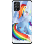 Защитный чехол BoxFace Glossy Panel Samsung M515 Galaxy M51 My Little Pony Rainbow Dash