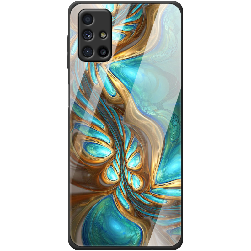 Защитный чехол BoxFace Glossy Panel Samsung M515 Galaxy M51 Blue Abstraction