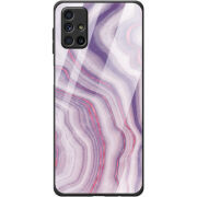 Защитный чехол BoxFace Glossy Panel Samsung M515 Galaxy M51 Purple Marble