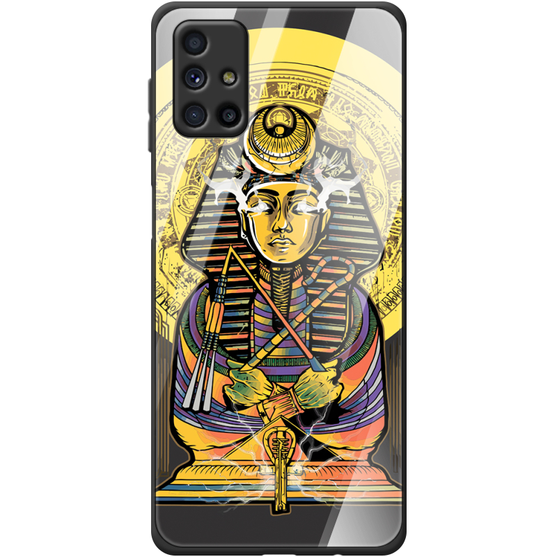 Защитный чехол BoxFace Glossy Panel Samsung M515 Galaxy M51 Gold Pharaoh