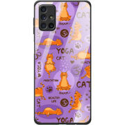Защитный чехол BoxFace Glossy Panel Samsung M515 Galaxy M51 Yoga Cat