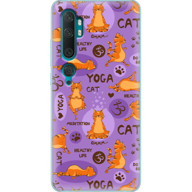 Чехол Uprint Xiaomi Mi Note 10 / Mi Note 10 Pro Yoga Cat