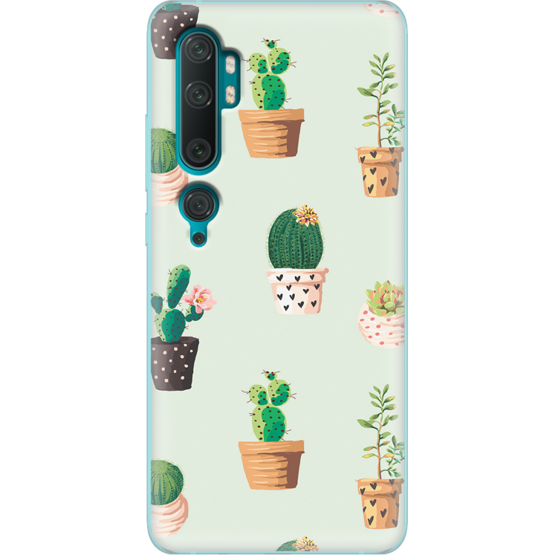 Чехол Uprint Xiaomi Mi Note 10 / Mi Note 10 Pro L-green Cacti