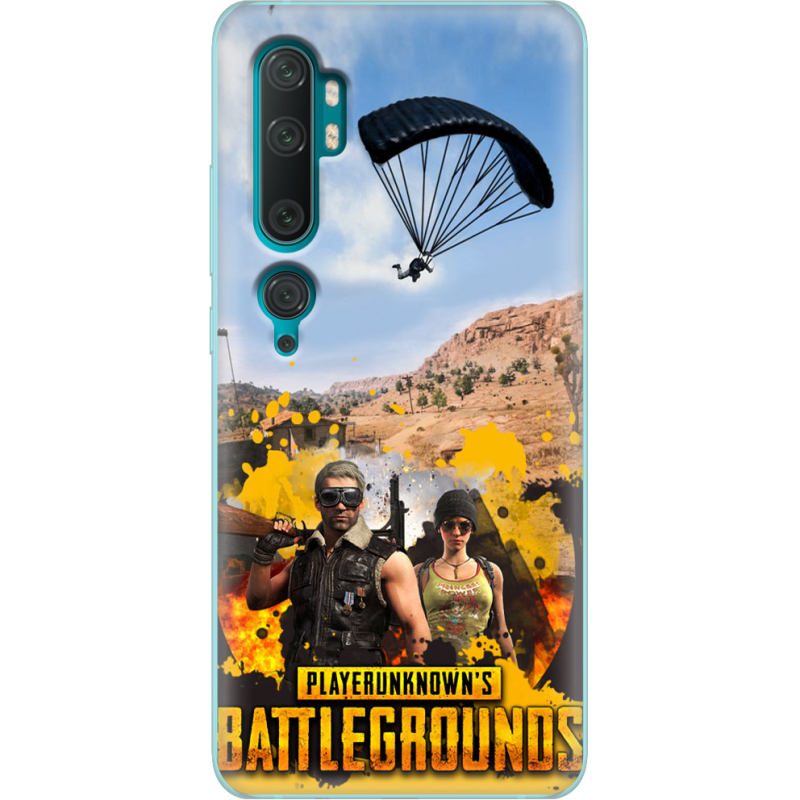 Чехол Uprint Xiaomi Mi Note 10 / Mi Note 10 Pro Pubg parachute