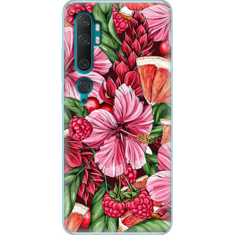 Чехол Uprint Xiaomi Mi Note 10 / Mi Note 10 Pro Tropical Flowers