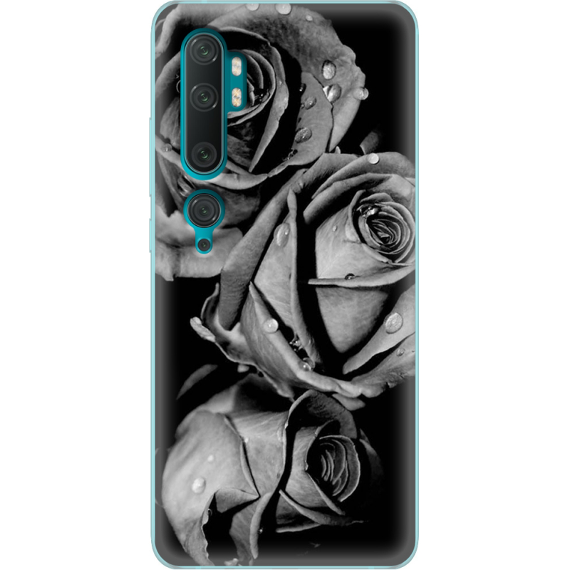 Чехол Uprint Xiaomi Mi Note 10 / Mi Note 10 Pro Black and White Roses