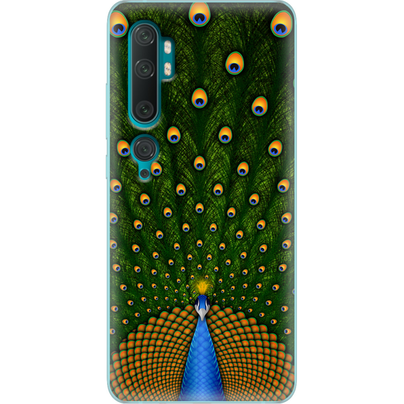 Чехол Uprint Xiaomi Mi Note 10 / Mi Note 10 Pro Peacocks Tail