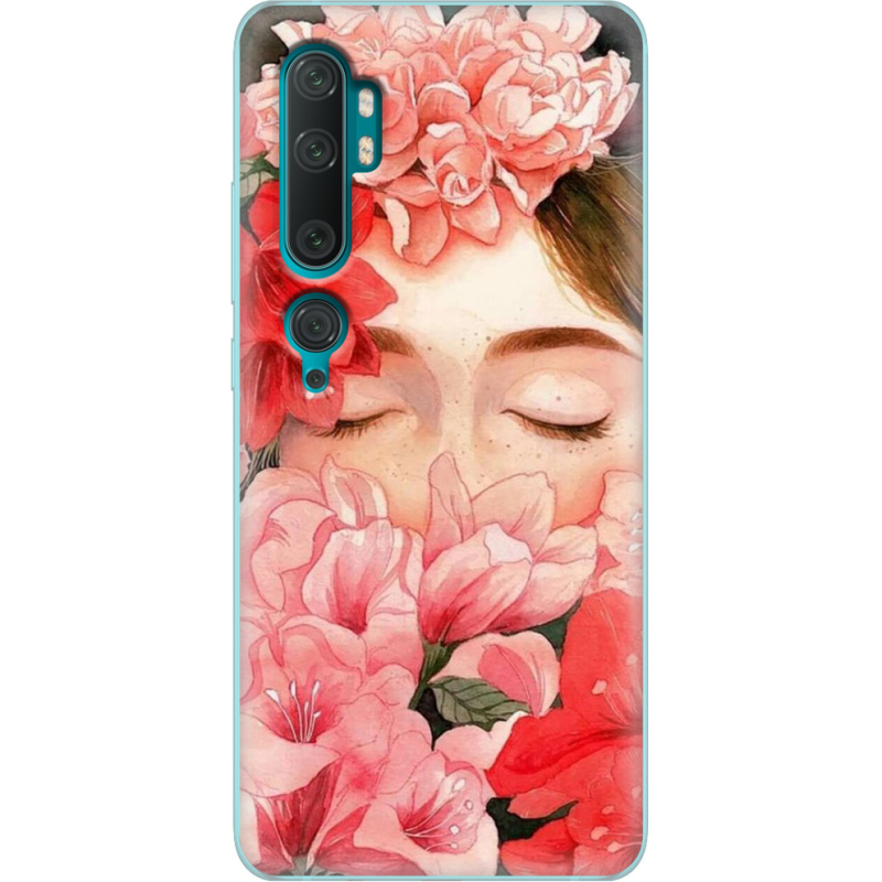 Чехол Uprint Xiaomi Mi Note 10 / Mi Note 10 Pro Girl in Flowers