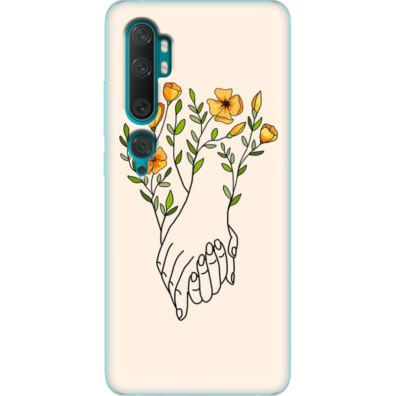 Чехол Uprint Xiaomi Mi Note 10 / Mi Note 10 Pro Flower Hands