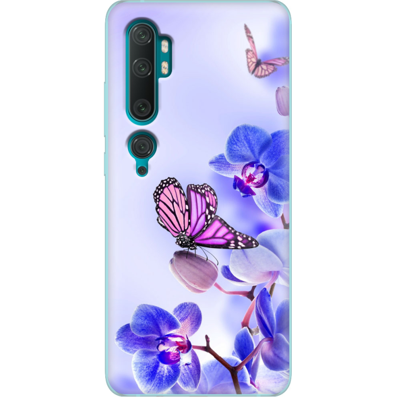 Чехол Uprint Xiaomi Mi Note 10 / Mi Note 10 Pro Orchids and Butterflies