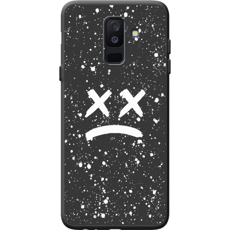 Черный чехол BoxFace Samsung A605 Galaxy A6 Plus 2018 Sad Way