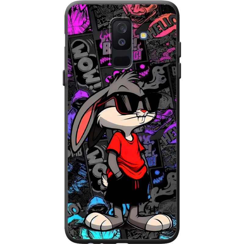 Черный чехол BoxFace Samsung A605 Galaxy A6 Plus 2018 Малий вухань