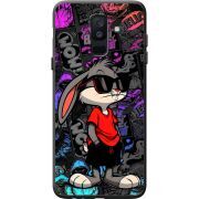 Черный чехол BoxFace Samsung A605 Galaxy A6 Plus 2018 Малий вухань