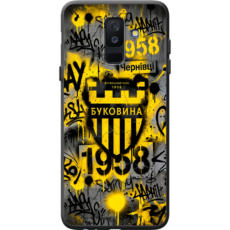 Черный чехол BoxFace Samsung A605 Galaxy A6 Plus 2018 