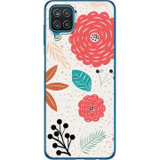 Чехол BoxFace Samsung A125 Galaxy A12 Line Flowers