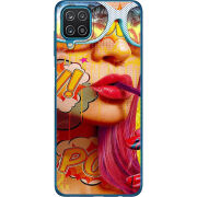 Чехол BoxFace Samsung A125 Galaxy A12 Yellow Girl Pop Art