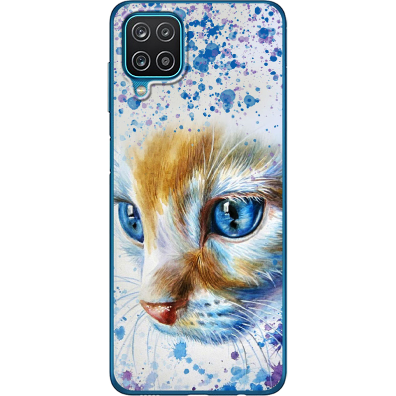 Чехол BoxFace Samsung A125 Galaxy A12 Голубоглазый Кот