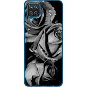 Чехол BoxFace Samsung A125 Galaxy A12 Black and White Roses