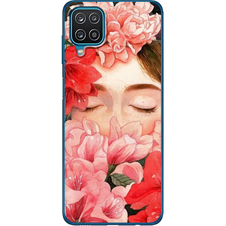 Чехол BoxFace Samsung A125 Galaxy A12 Girl in Flowers