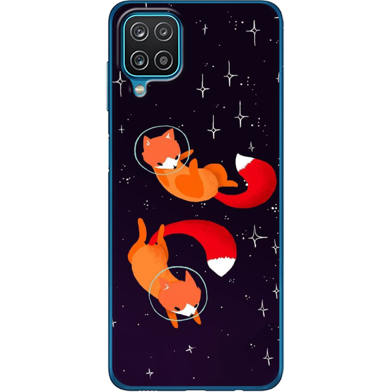 Чехол BoxFace Samsung A125 Galaxy A12 Fox-Astronauts