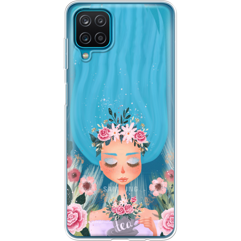 Прозрачный чехол BoxFace Samsung A125 Galaxy A12 Blue Hair