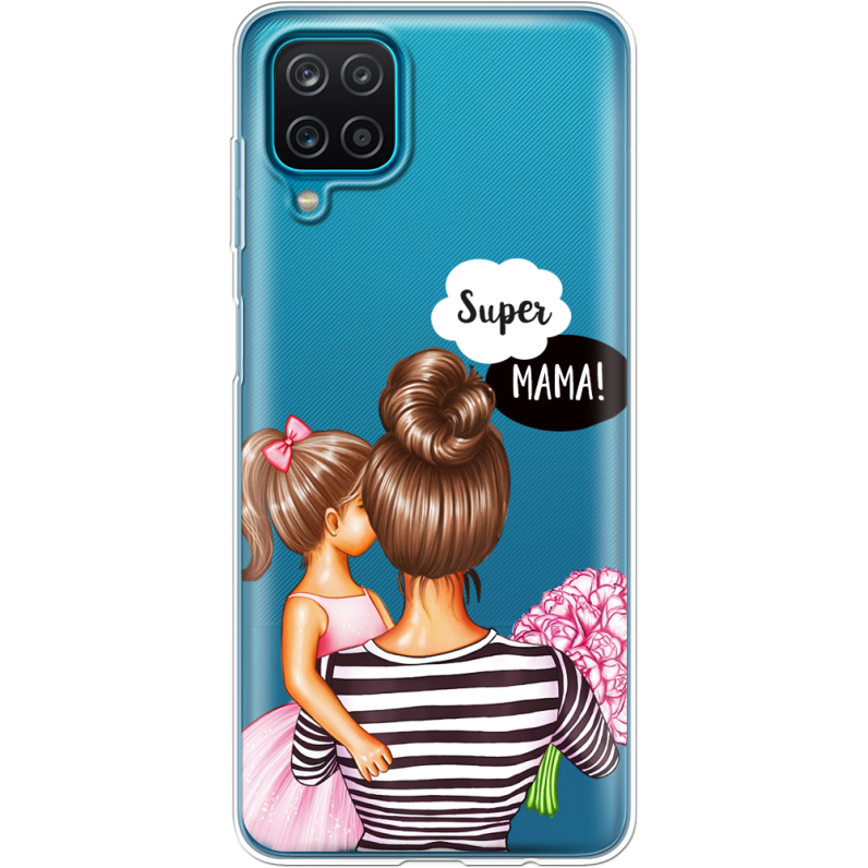 Прозрачный чехол BoxFace Samsung A125 Galaxy A12 Super Mama and Daughter