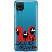 Прозрачный чехол BoxFace Samsung A125 Galaxy A12 siquid game люди в красном