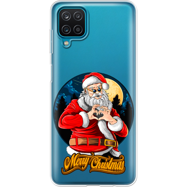 Прозрачный чехол BoxFace Samsung A125 Galaxy A12 Cool Santa