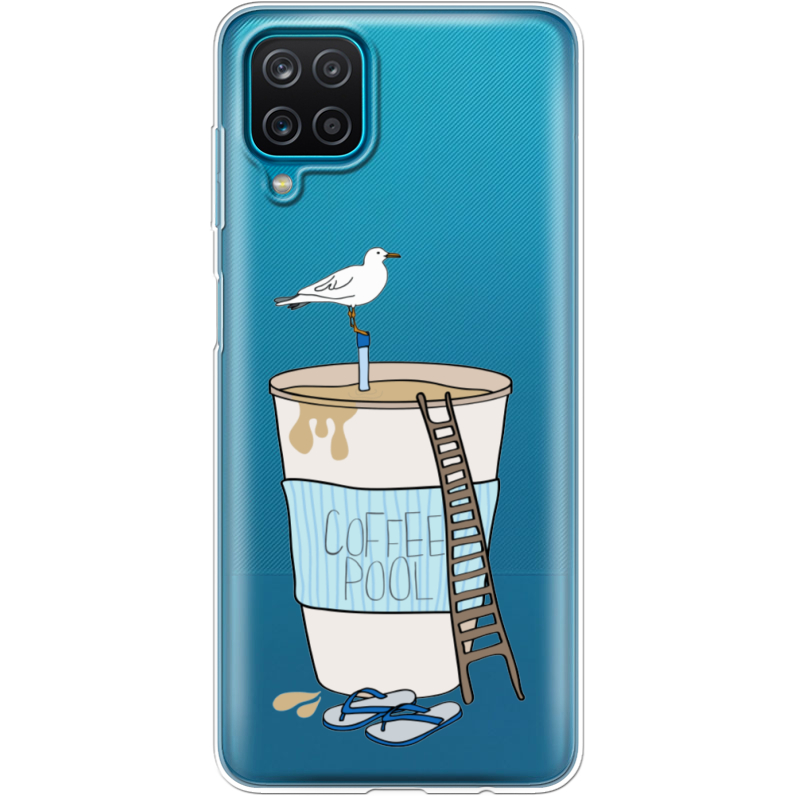 Прозрачный чехол BoxFace Samsung A125 Galaxy A12 Segull in Cofee Pool