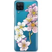Прозрачный чехол BoxFace Samsung A125 Galaxy A12 Cherry Blossom